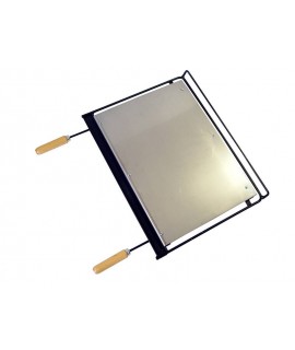 PLANCHA BARBACOA INOX 68X40CMS
