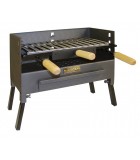 BARBACOA SOBREMESA CON PARRILLA INOX 43.5X24.5X