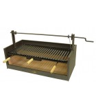 CAJÓN BARBACOA CON LADRILLO REFRACTARIO Y PARRILLA ESMALTADA 149X45X32CMS