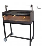 BARBACOA CON LADRILLO REFRACTARIO Y PARRILLA ESMALTADA 120X45X102CMS
