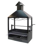 CAJON BARBACOA CON CHIMENEA PARA OBRA-ELEVADOR Y PARRILLA CINCADA 73X40X139