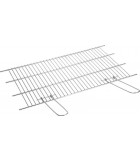 PARRILLA BARBACOA INOX. 62-52X40CMS  (RECORTABLES)